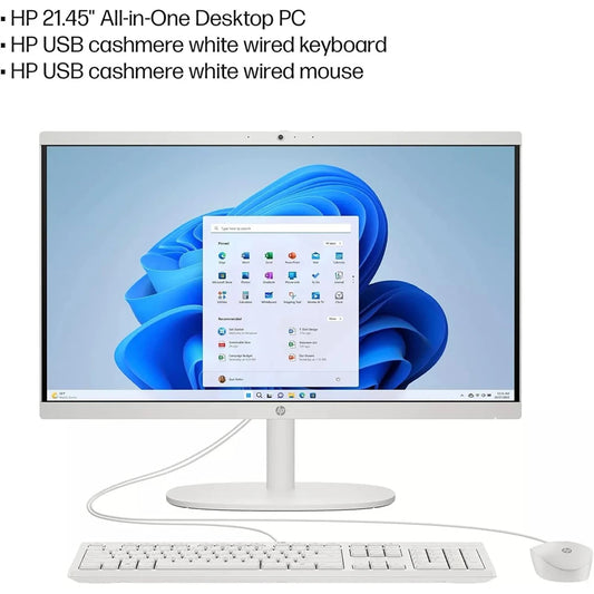 HP 21.5-inch All-in-One Desktop Computer, Anti-Glare 1080P FHD Display, Intel Celeron J4025 Processor, Up to 32GB RAM, 2TB SSD - Merit Sell Merit Sell