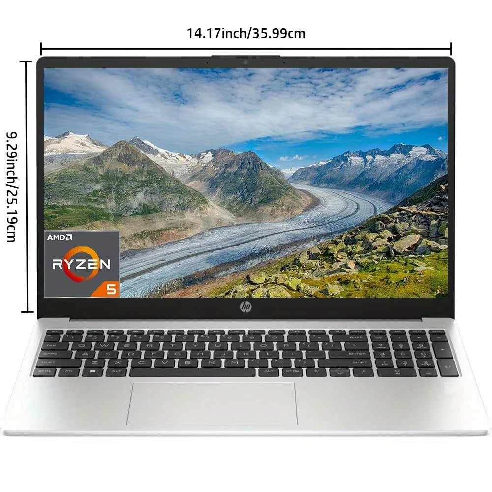 HP 255 G10 15.6" FHD Business Laptop,AMD Ryzen 5 7530U,64GB RAM,2TB SSD,Numeric Keypad,Wi-Fi 6,Windows 11 Home - Merit Sell