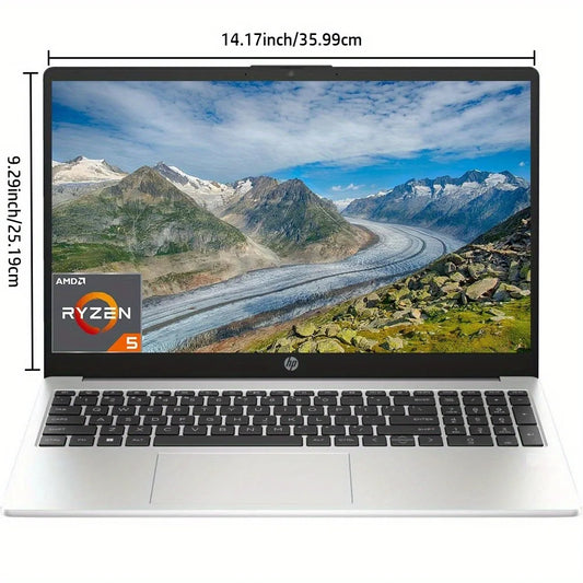 HP 255 G10 15.6" FHD Business Laptop,AMD Ryzen 5 7530U,64GB RAM,2TB SSD,Numeric Keypad,Wi-Fi 6,Windows 11 Home - Merit Sell Merit Sell