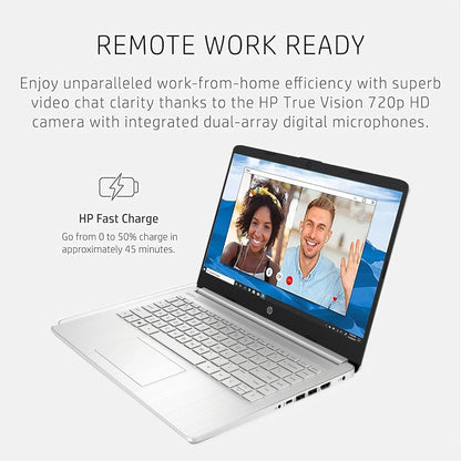 HP Newest 14" Business Laptop,Intel Celeron N4120,Up to16GB RAM,384GB Storage(128GB eMMC+256GB Micro SD),1Year Office 365,Silver - Merit Sell