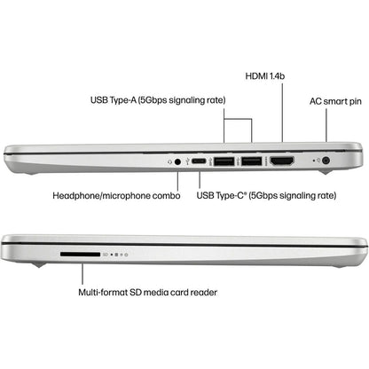 HP Newest 14" Business Laptop,Intel Celeron N4120,Up to16GB RAM,384GB Storage(128GB eMMC+256GB Micro SD),1Year Office 365,Silver - Merit Sell