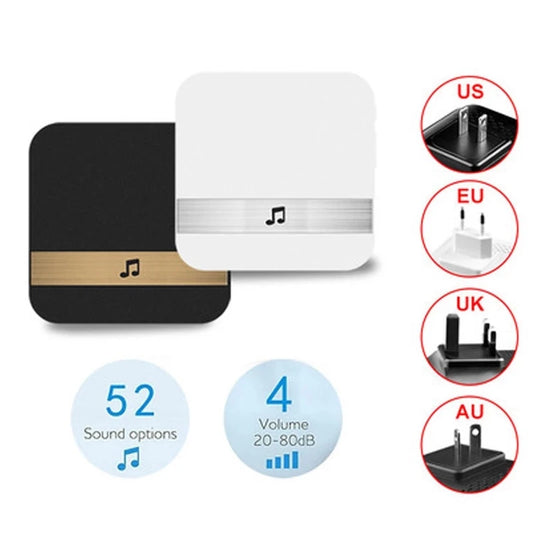 Video Doorbell: Smart Wireless WiFi Door Bell Ring for Home Security, Long Distance Plug-in Doorbell with Video Doorphone - Merit Sell