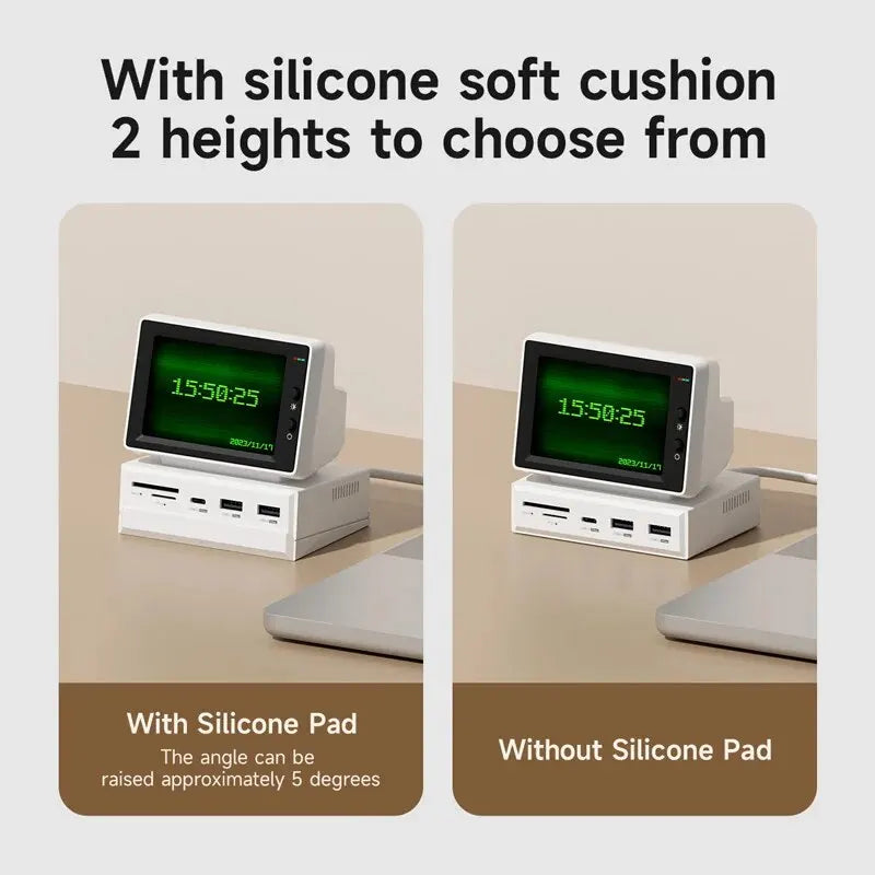 Hagibis 3.5inch IPS Mini Screen AIDA64 Mini PC CPU RAM HDD Data Monitor Display Sub Screen with USB C Hub for Laptop PC MacBook - Merit Sell