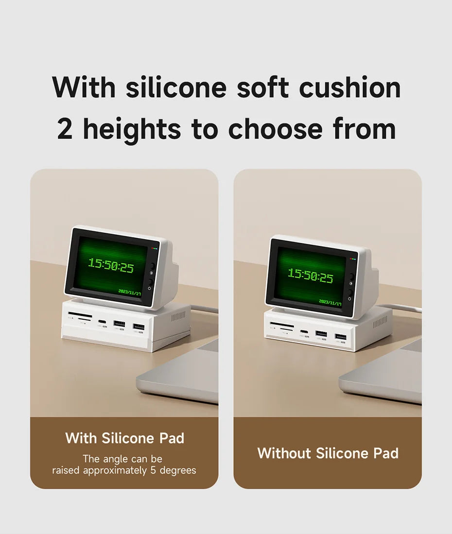 Hagibis 3.5inch IPS Mini Screen AIDA64 Mini PC CPU RAM HDD Data Monitor Display Sub Screen with USB C Hub for Laptop PC MacBook - Merit Sell