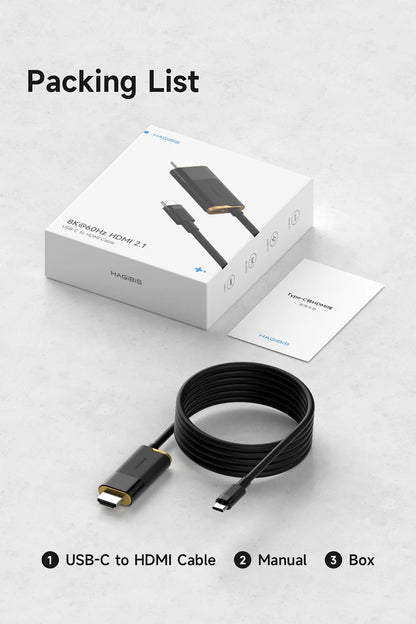 Hagibis Switch Dock for Nintendo Switch/OLED/Switch2 USB C to HDMI Cable Adapter 8K@60Hz HDR 100W PD for Laptop SteamDeck ROG - Merit Sell