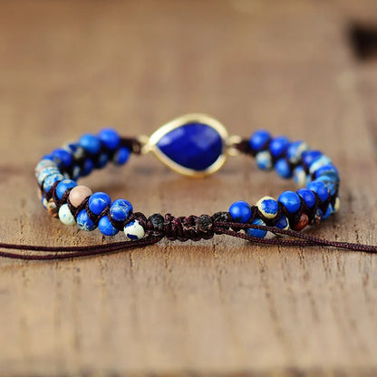 Handmade Teardrop Shape Beaded Bracelet - Merit Sell