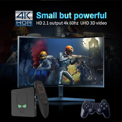 Newest Beelink Super Console X King Three System in One Retro  TV Game Console  for PSP/PS1/N64 Wifi6 S922X With 49000 Game