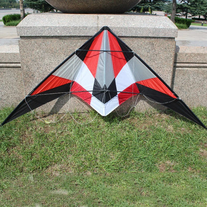 Professional outdoor Fun Sports 1.8 m Delta Dual  Line Stunt Wind Kite / Power Kites Good Flying With Handle And Line