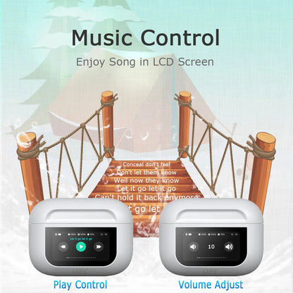 Active Cancelling Y60 Y32 Pro X70 In-Ear Gaming Headset Wireless Earphones with Digital Display Battery Indicator JL Chipset