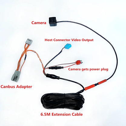 RCD330 Car Trunk Handle Rear View Dynamic Trajectory Camera For MQB PQ MIB Audi A3 S3 A4L A5 Q2 Q3 Q5 Q7/VW Tiguan Touran Passat - Merit Sell