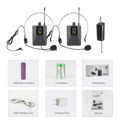 W-15C Professional Single Ear Headset Microphone Wired Gaming Headset Karaoke Wireless Microphone