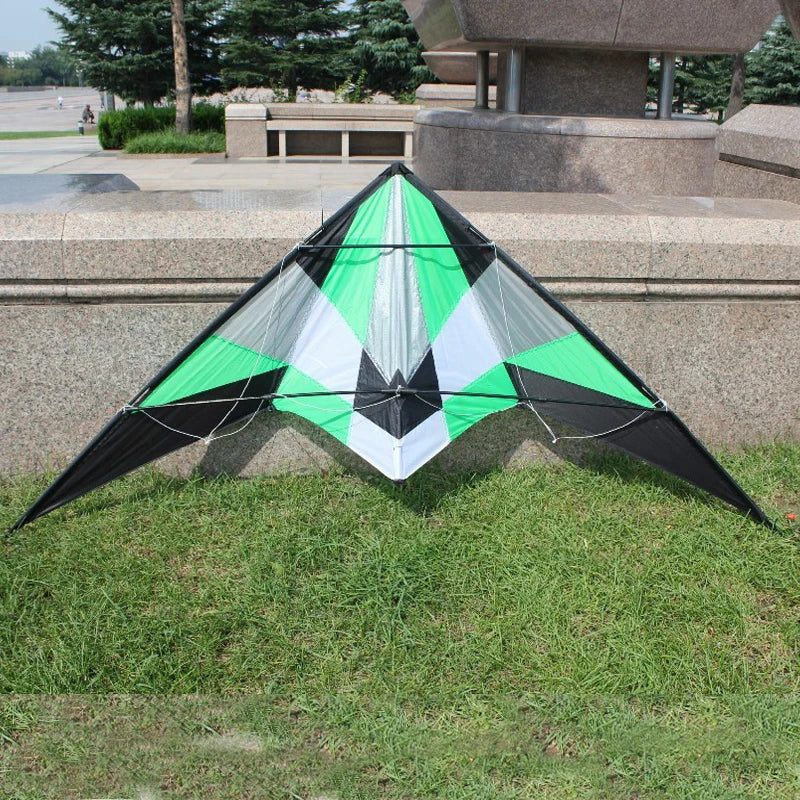 Professional outdoor Fun Sports 1.8 m Delta Dual  Line Stunt Wind Kite / Power Kites Good Flying With Handle And Line
