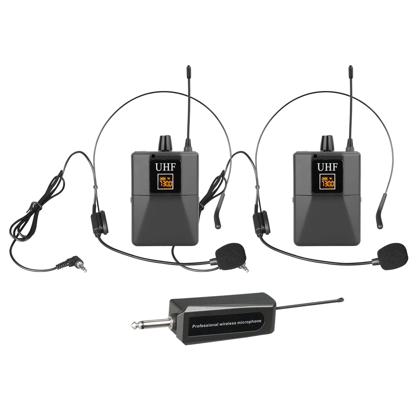 W-15C Professional Single Ear Headset Microphone Wired Gaming Headset Karaoke Wireless Microphone