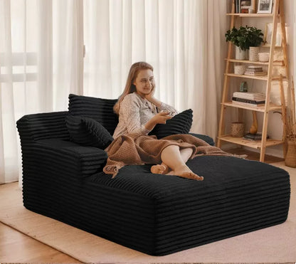 US Stock Minimalist Velvet Sofa Bed with Foam Filling Vacuum Packed Compression Design for Bedroom Hotel Use