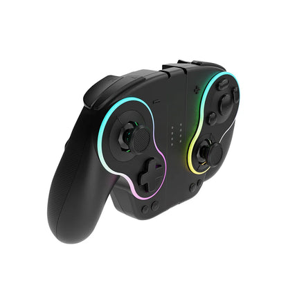 Mechanical Button Switch Gamepad Retro Luminous Coated Hall Rocker Joy Stick Retro Style Luminous Joysticks Game Controllers