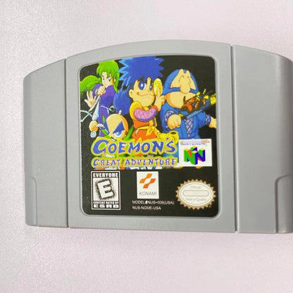 Goemon's Great Adventure N64 Game Card US/NTSC Version Retro Video 64 Bit Games Cartridges