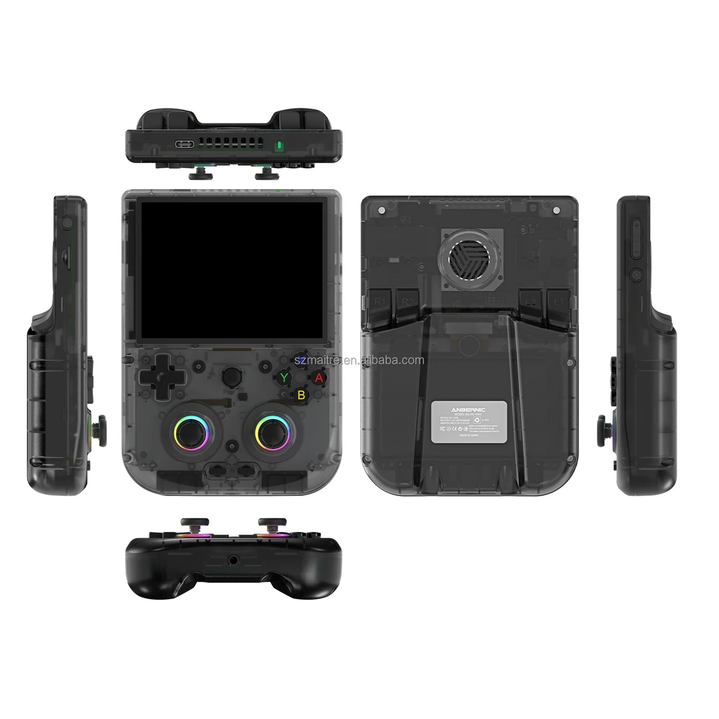 Brand New Anbernic RG06V Retro Video Gaming Console for Ps2 Mini Video Game Online Multiplayer Android 13 System Touch Screen