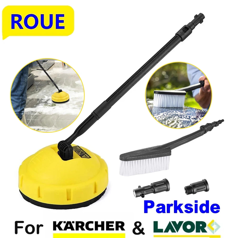 High Pressure Washer Rotary Brush Adapter For Karcher Parkside Lavor Cleaning Tornado Brush Multi-Surface Disc Brush - Merit Sell