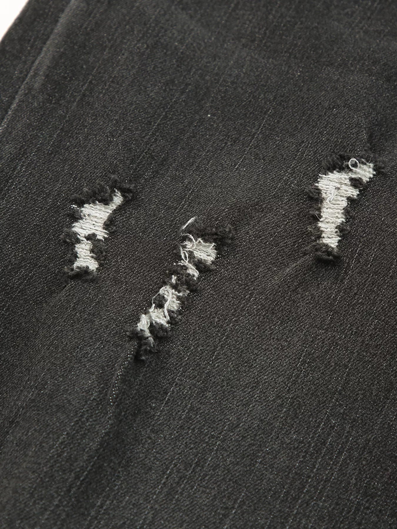 High Waist Distressed Straight Leg Jeans - Merit Sell