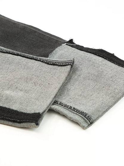 High Waist Distressed Straight Leg Jeans - Merit Sell