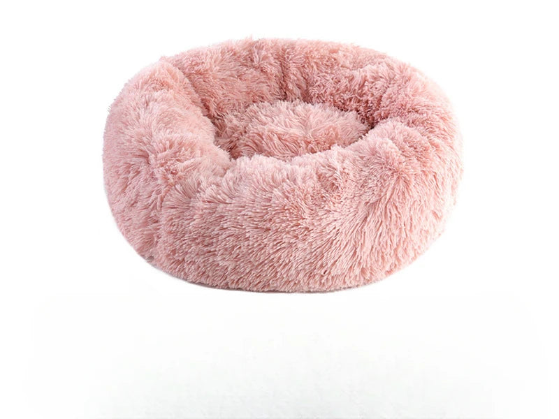 Home Plush Pet Nest Winter Cat Nest Dog Nest Warm Detachable and Washable Round Cat Nest Pet Bed Seasonal Universal Decoration - Merit Sell