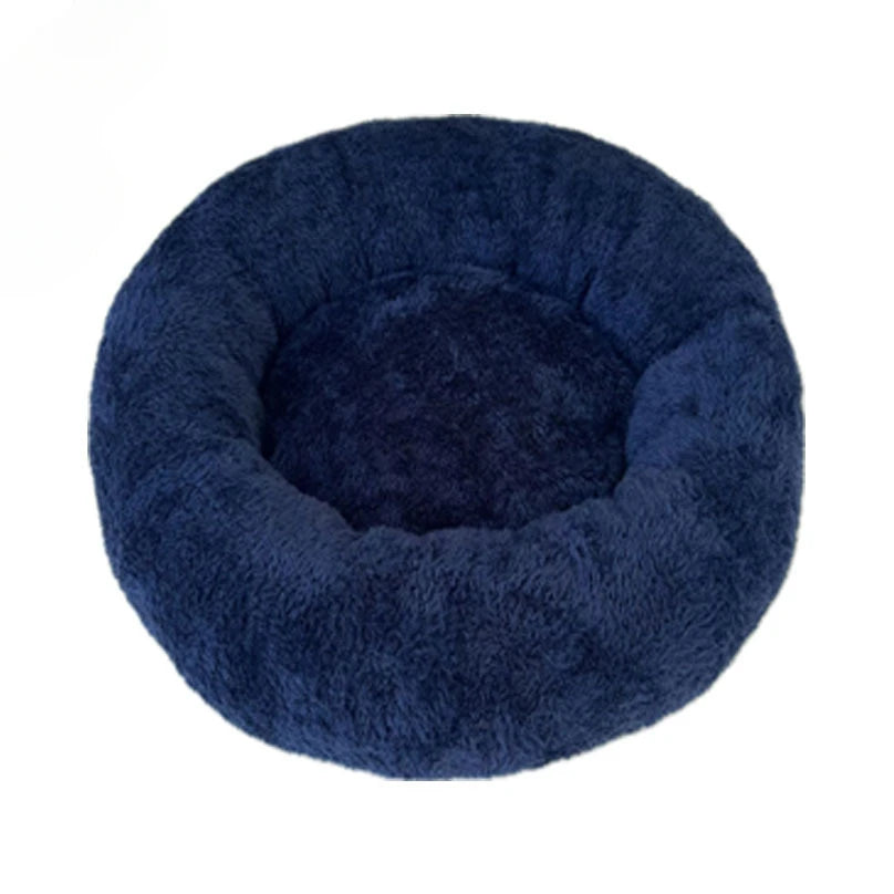 Home Plush Pet Nest Winter Cat Nest Dog Nest Warm Detachable and Washable Round Cat Nest Pet Bed Seasonal Universal Decoration - Merit Sell