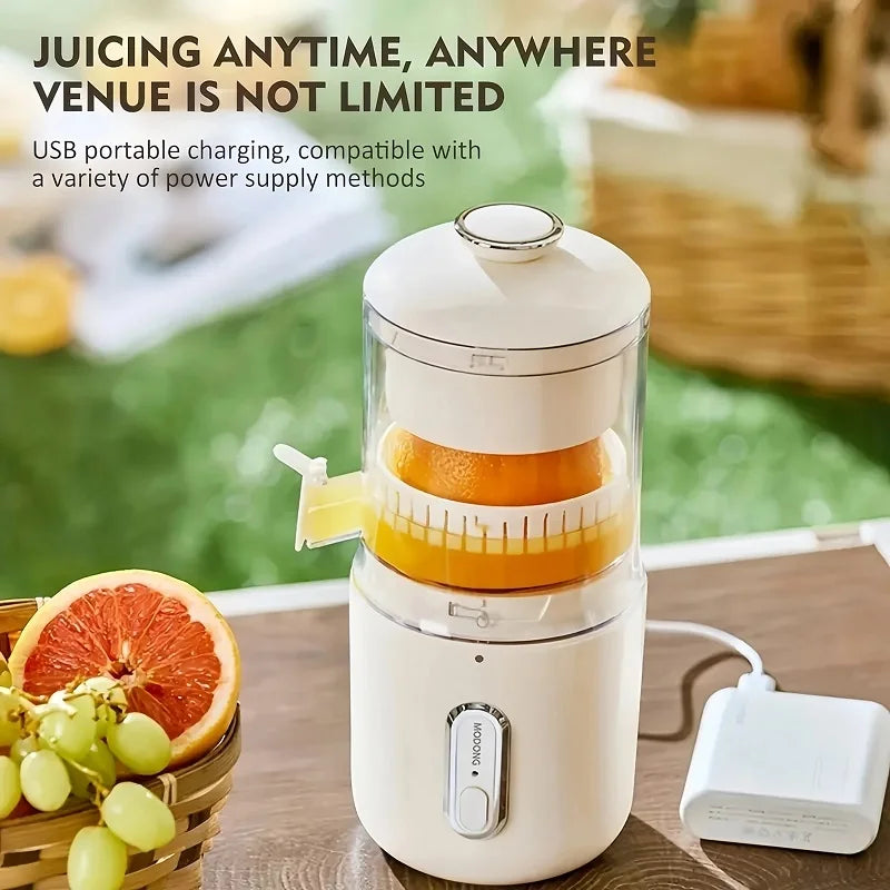 Home Travel 1500mAh Rechargeable Juicer For Lemon Orange Citrus 45W Wireless Blender Automatic Separation Raw Electric Juicer - Merit Sell