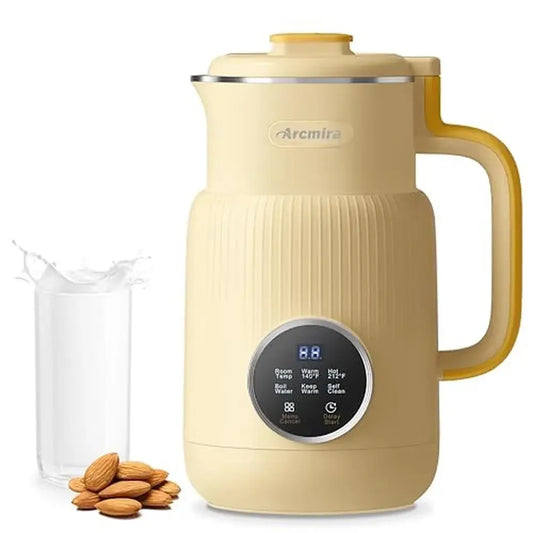Homemade Nut Milk Maker with Automatic Program Almond Oat Soy Plant-Based Beverages and Smoothies 20oz(600ml Nut Milk Maker with - Merit Sell
