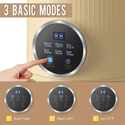 Homemade Nut Milk Maker with Automatic Program Almond Oat Soy Plant-Based Beverages and Smoothies 20oz(600ml Nut Milk Maker with - Merit Sell