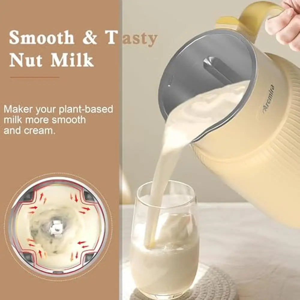 Homemade Nut Milk Maker with Automatic Program Almond Oat Soy Plant-Based Beverages and Smoothies 20oz(600ml Nut Milk Maker with - Merit Sell
