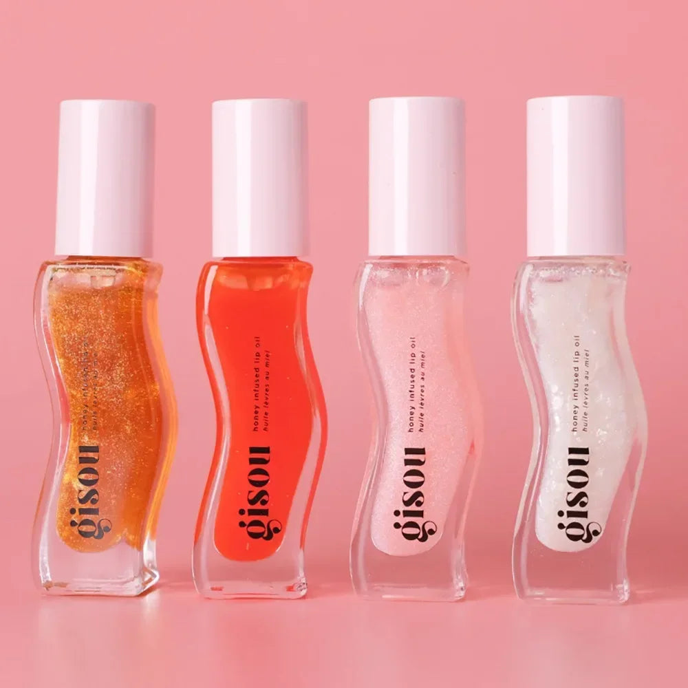 Hot Sale Gisou Moisturizing Lip Balm Lip Oil Gloss Care Of The Lips Benetitnt For Lips Plumping Exfoliating Plumping Gloss Oil - Merit Sell