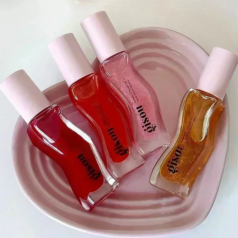 Hot Sale Gisou Moisturizing Lip Balm Lip Oil Gloss Care Of The Lips Benetitnt For Lips Plumping Exfoliating Plumping Gloss Oil - Merit Sell