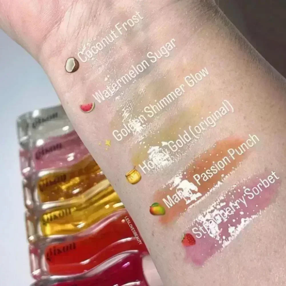 Hot Sale Gisou Moisturizing Lip Balm Lip Oil Gloss Care Of The Lips Benetitnt For Lips Plumping Exfoliating Plumping Gloss Oil - Merit Sell