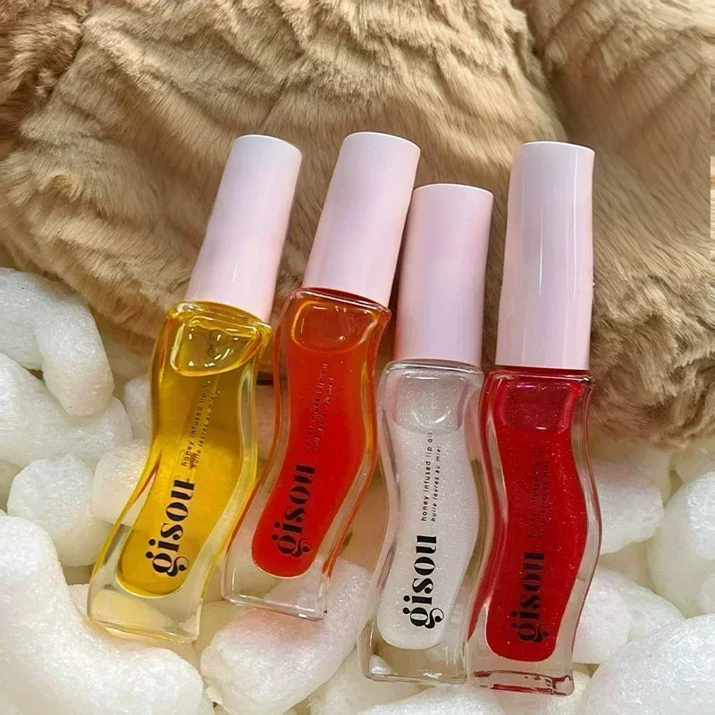 Hot Sale Gisou Moisturizing Lip Balm Lip Oil Gloss Care Of The Lips Benetitnt For Lips Plumping Exfoliating Plumping Gloss Oil - Merit Sell