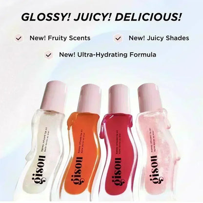 Hot Sale Gisou Moisturizing Lip Balm Lip Oil Gloss Care Of The Lips Benetitnt For Lips Plumping Exfoliating Plumping Gloss Oil - Merit Sell