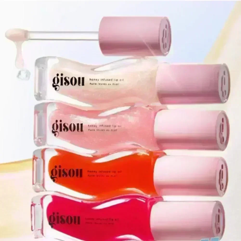 Hot Sale Gisou Moisturizing Lip Balm Lip Oil Gloss Care Of The Lips Benetitnt For Lips Plumping Exfoliating Plumping Gloss Oil - Merit Sell