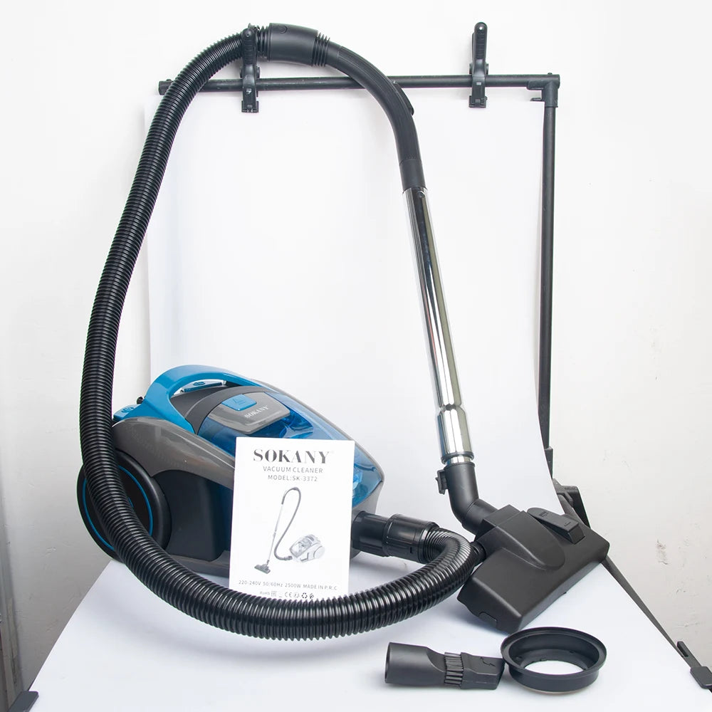 Houselin Bagless Canister 1.5L Vacuum Cleaner , Lightweight Vac for Carpets and Hard Floors, 2500-Watts, Blue - Merit Sell