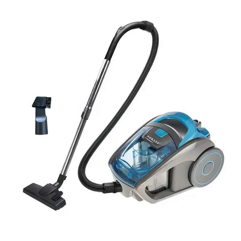 Houselin Bagless Canister 1.5L Vacuum Cleaner , Lightweight Vac for Carpets and Hard Floors, 2500-Watts, Blue - Merit Sell