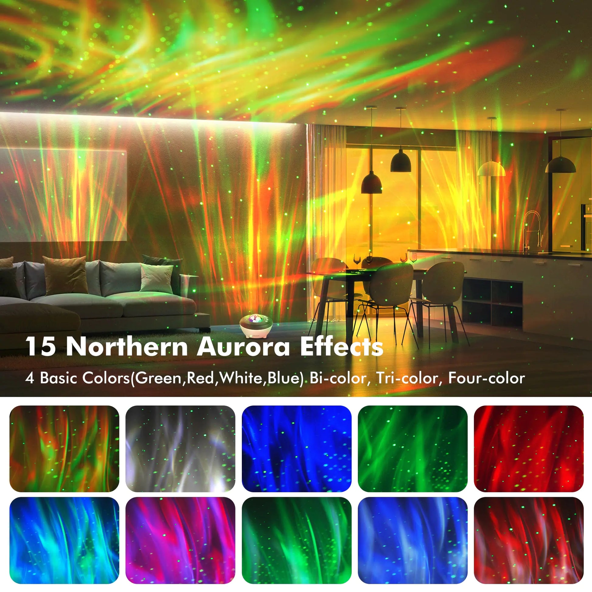 Aurora Galaxy Projector | Bluetooth Enabled