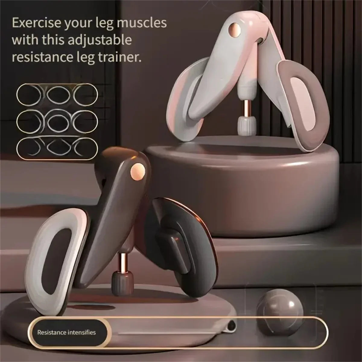 Hydraulic leg muscle trainer, pelvic floor muscle exercise device fitness equipment exercise gym squat rack - Merit Sell