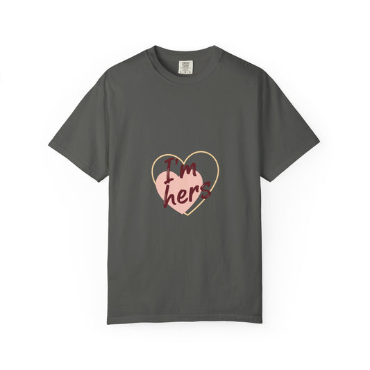 I’m Hers Heart T-Shirt – Cute Couples Valentine Tee Merit Sell