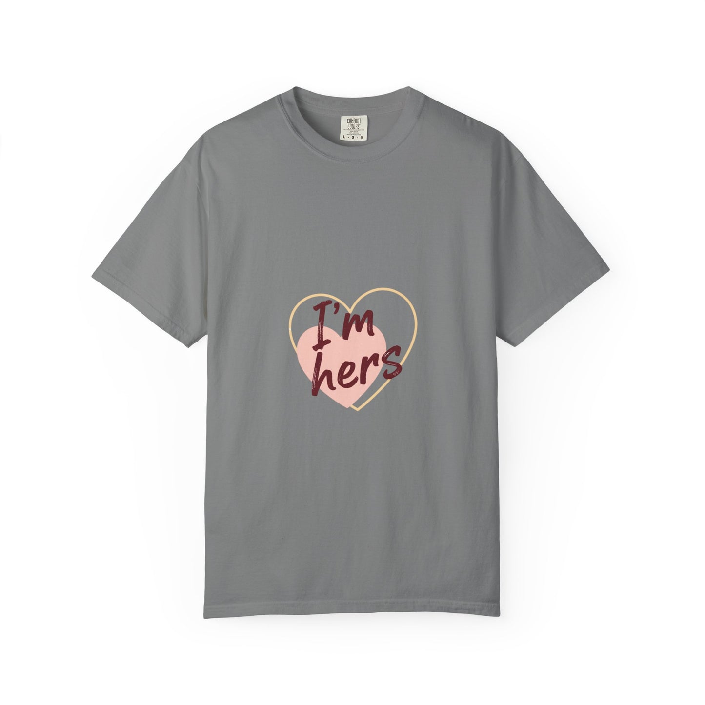 I’m Hers Heart T-Shirt – Cute Couples Valentine Tee