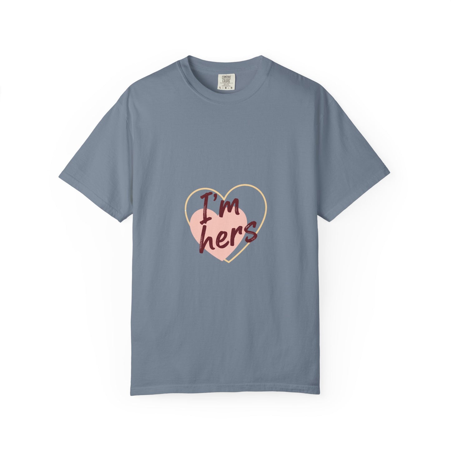 I’m Hers Heart T-Shirt – Cute Couples Valentine Tee