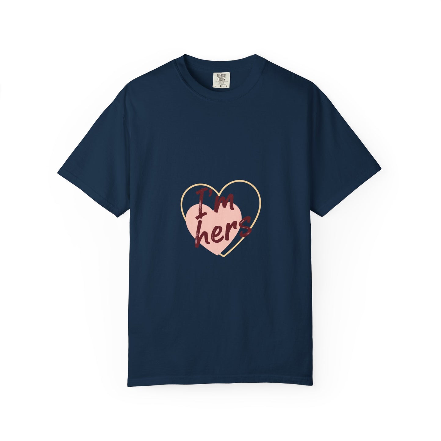 I’m Hers Heart T-Shirt – Cute Couples Valentine Tee