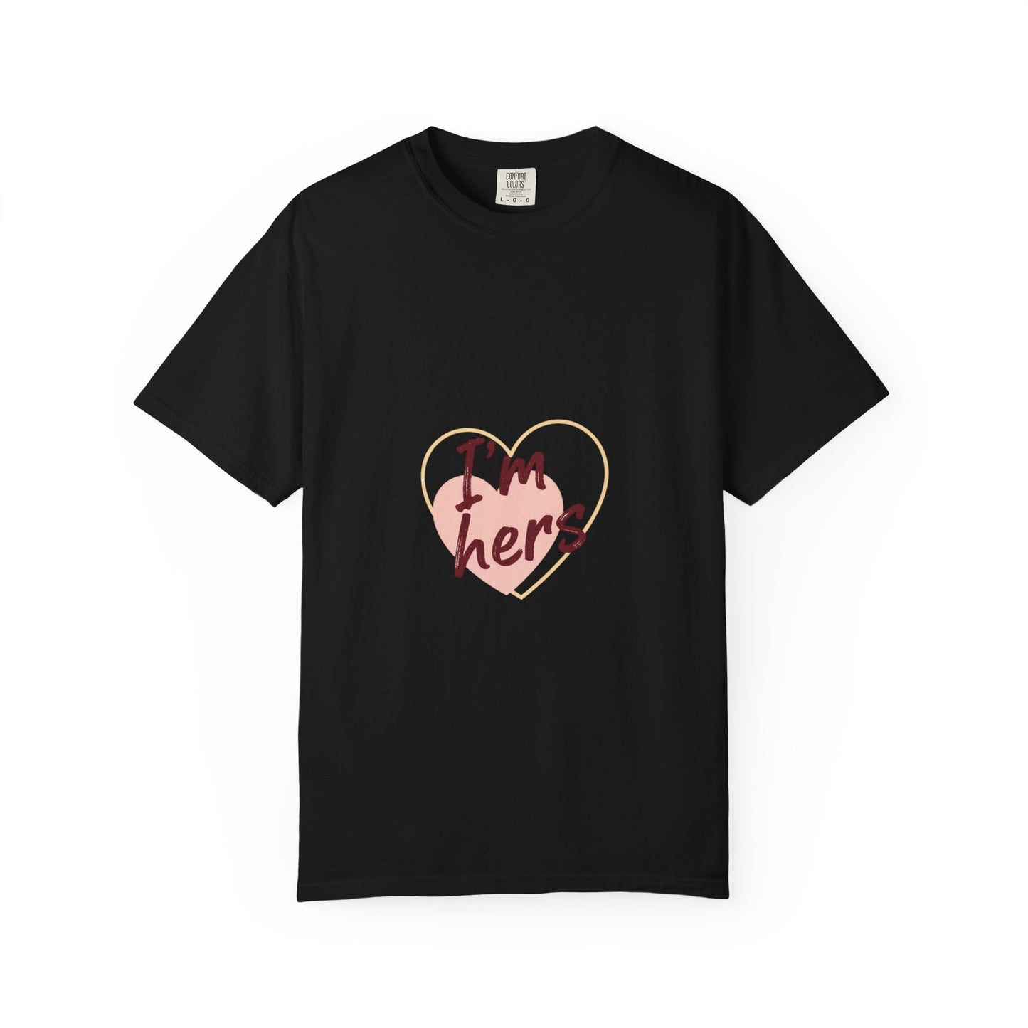 I’m Hers Heart T-Shirt – Cute Couples Valentine Tee