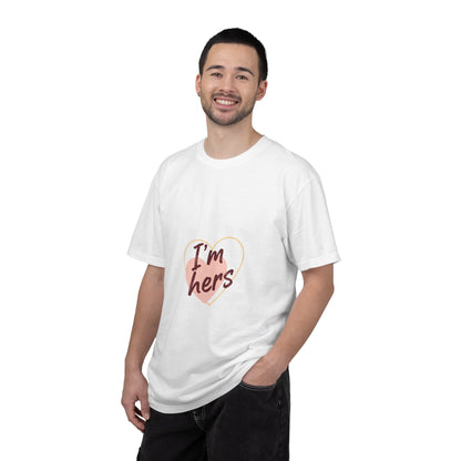 I’m Hers Heart T-Shirt – Cute Couples Valentine Tee