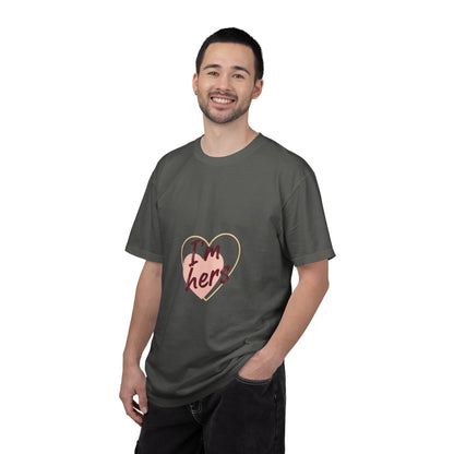 I’m Hers Heart T-Shirt – Cute Couples Valentine Tee