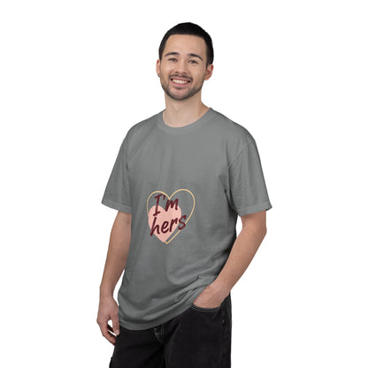 I’m Hers Heart T-Shirt – Cute Couples Valentine Tee