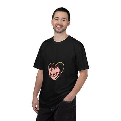 I’m Hers Heart T-Shirt – Cute Couples Valentine Tee