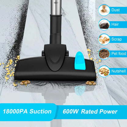 INSE I5 Corded Vacuum Cleaner with 600W Motor 18Kpa Powerful Stick Handheld Vaccum Cleaner for Home Pet Hair Hard Floor Cleaning - Merit Sell
